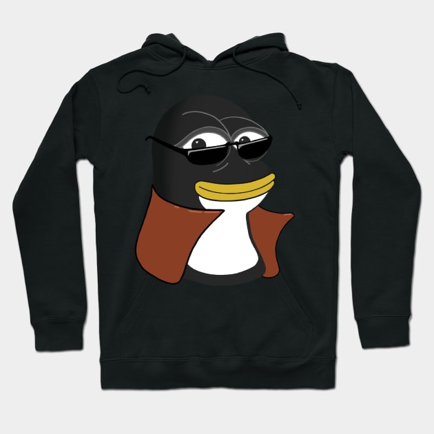 Humor Tux Penguin meme Hoodie by it-guys